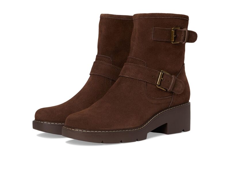 ラッキーブランド レディース シューズ ブーツ・レインブーツ Lucky Brand Migyn Double Buckle Moto Boots Cappuccino