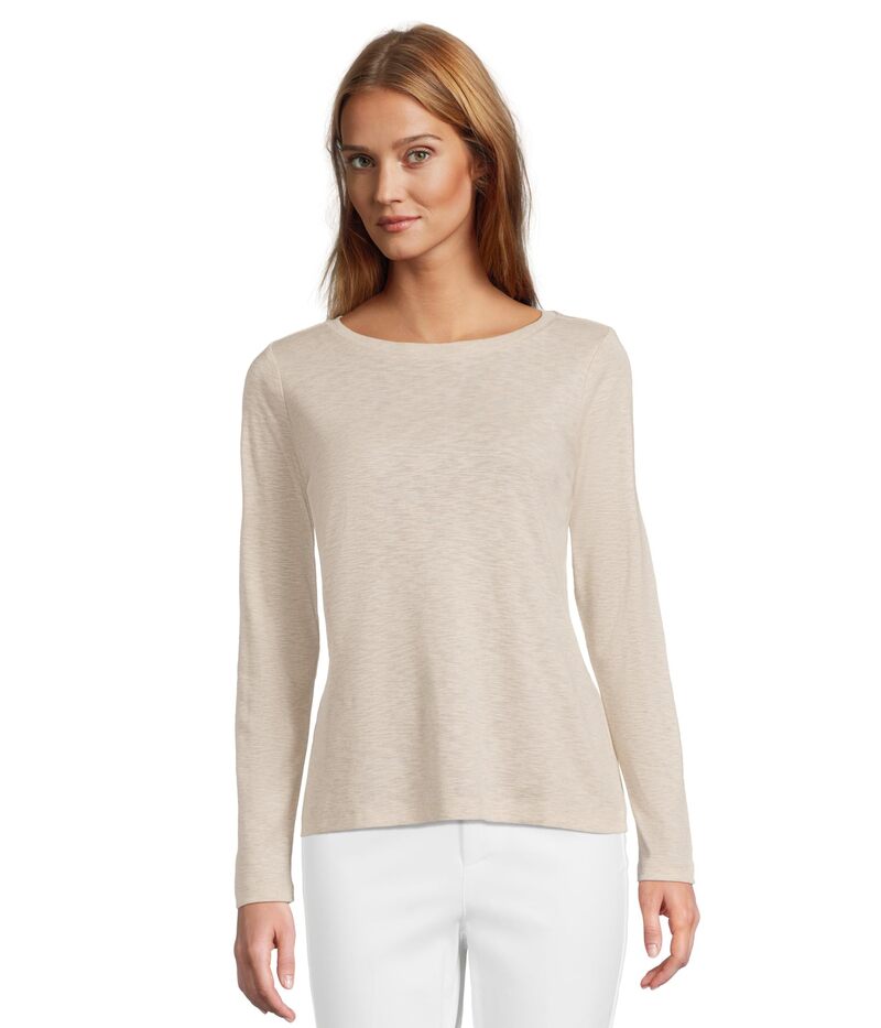 ニックプラスゾーイ レディース トップス プルオーバー プチ NIC+ZOE Petite Long Sleeve Boatee Sugar Cookie