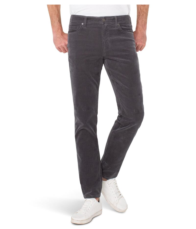 リヴァプール ロサンゼルス メンズ ボトムス カジュアルパンツ コーデュロイ Liverpoolos Angeles Kingston Mid-rise Modern Straight Corduroy Pants Gray Pinstripe グレー|ReVida 店