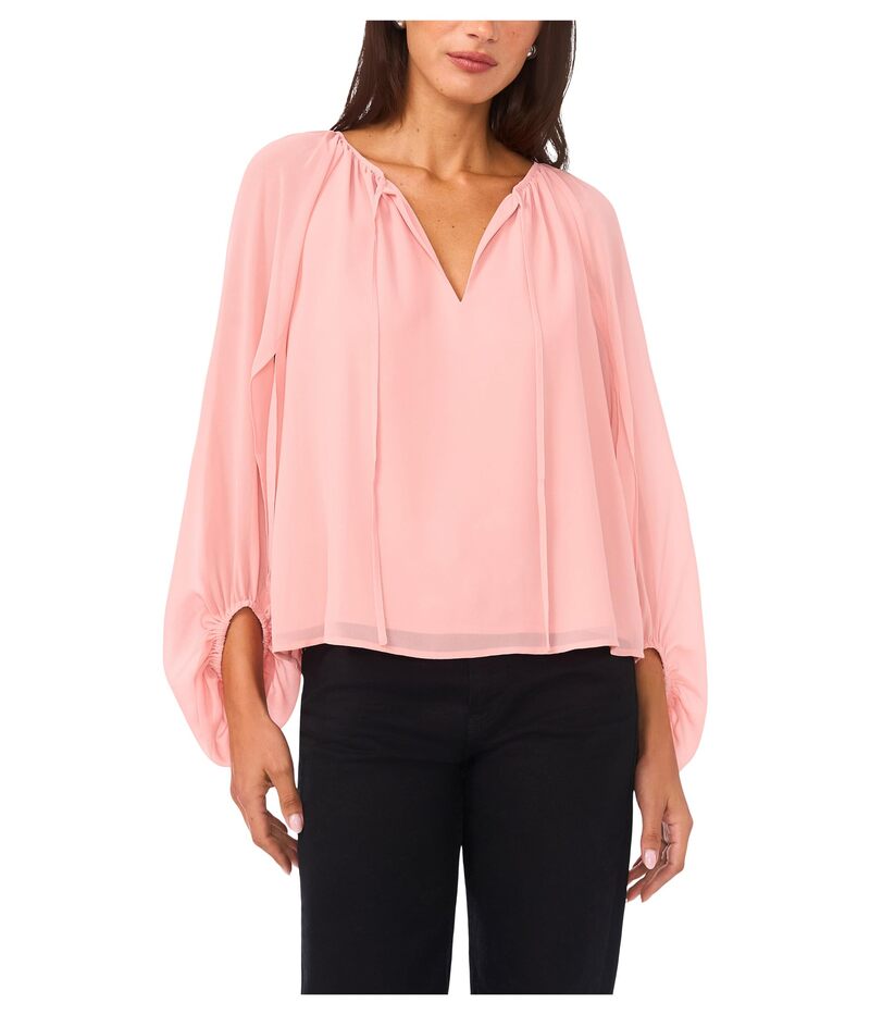 ヴィンスカムート レディース トップス シャツ ブラウス Vince Camuto Ballon Sleeve Blousepia Rose