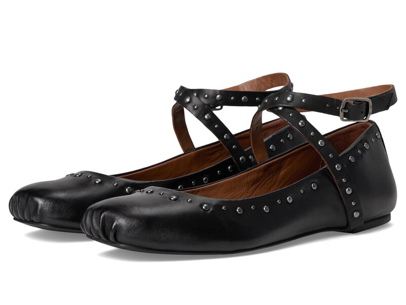 フリーピープル レディース シューズ サンダル Free People Grace Gems Ballet Flats Black Leather ブラック|ReVida 店
