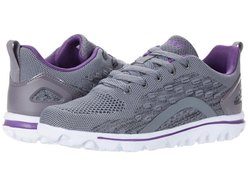 プロペット レディース シューズ スニーカー PropetravelActive Axial Grey/Purple グレー