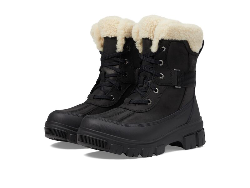 ソレル レディース シューズ ブーツ・レインブーツ SOREL Tivoli V Parc Waterproof Black/Sea Salt ブラック｜ReVida 店