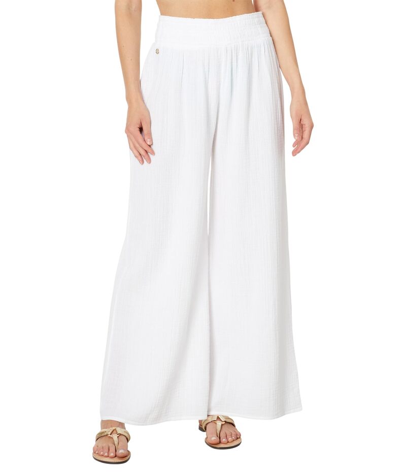 リリーピュリッツァー レディース ボトムス カジュアルパンツ Lilly Pulitzer Enzo Pant Coverup Resort White ホワイト|ReVida 店