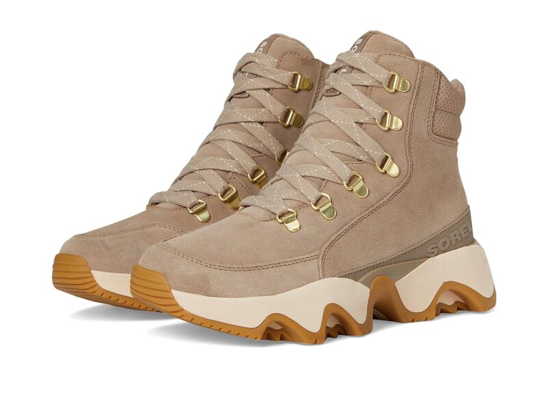 ソレル レディース シューズ ブーツ・レインブーツ 足し加える大いさ SOREL Kinetic Impact Conquest Plus Waterproof Omega Taupe/Gum 17 トープ