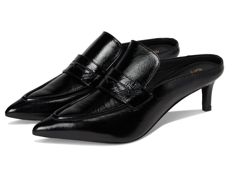 セイシェルズ レディース シューズ ヒール レザー Seychellestunner Crinkleather Mule Black ブラック|ReVida 店