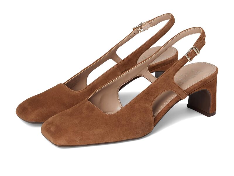 ナチュライザー レディース シューズ サンダル Naturalizer Carmen Dark Chestnut Brown Suede ブラウン｜ReVida 店