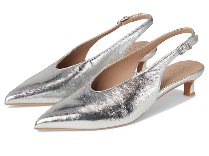 ナチュライザー レディース シューズ ブーツ・レインブーツ Naturalizer Nicolette Silver Leather しろがね色