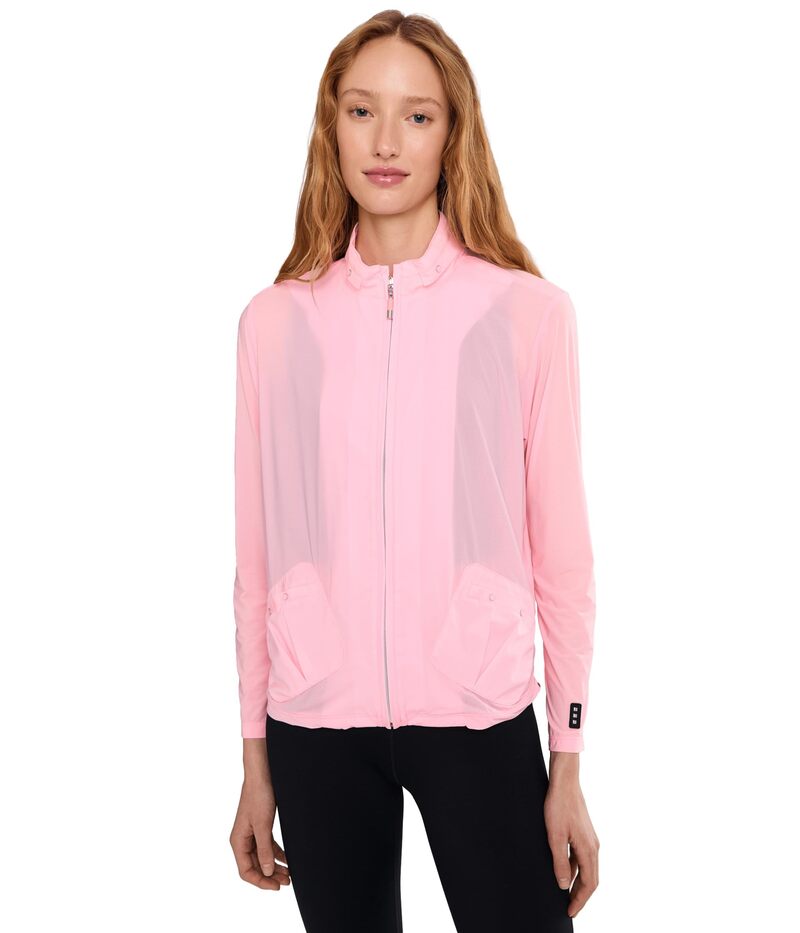 ジャイミーサドック レディース アウター コート ジャケット Jamie Sadock Sunsense 35 SPF Lightweight Full Zip Jacket Valentine Pink ピンク