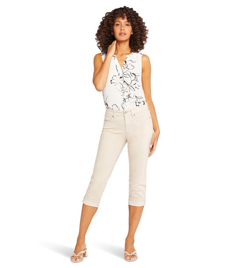 エヌワイディージェイ レディース ボトムス デニムパンツ NYDJ Marilyn Crop Cuffeather
