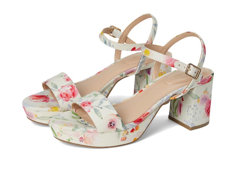 バンドリーノ レディース シューズ ヒール Bandolino Pennie Ivory Floral Multi アイボリー