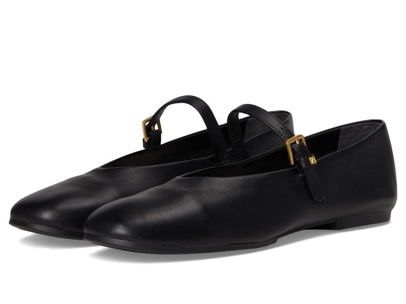 フランコサルト レディース シューズ サンダル Franco Sartodilia Mary Jane Shoes Black Leather 黒いこと