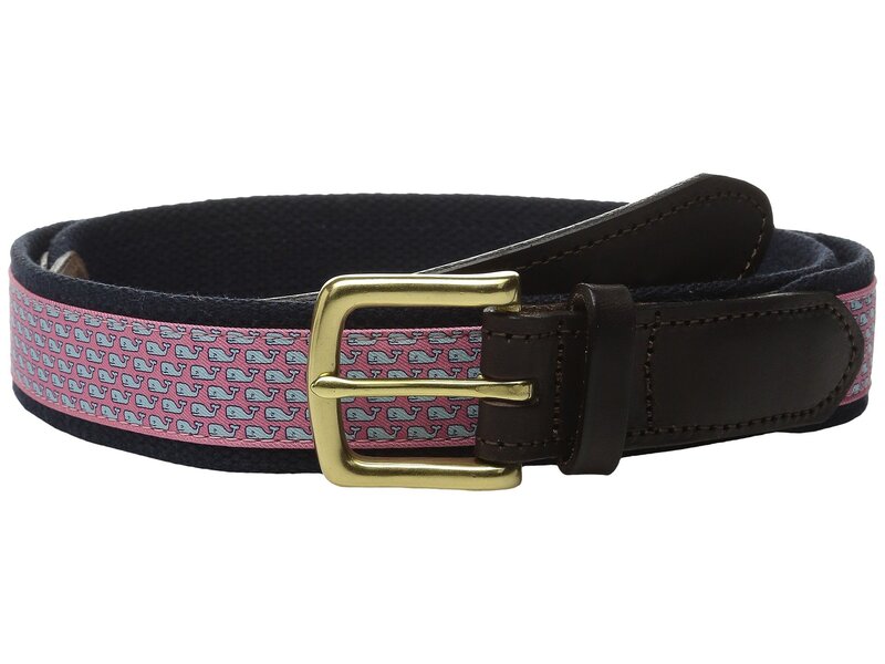 ヴァインヤードヴァインズ メンズ アクセサリー ベルト Vineyard Vines Vineyard Whale Canvas Clubelt Raspberry