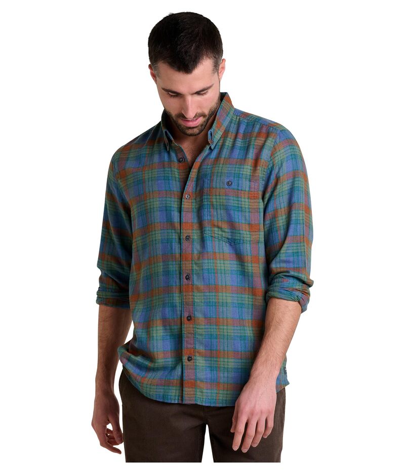 ドード アンドコー メンズ トップス シャツ Toad&Co Airsmyth Long Sleeve Shirt Dark Roastonal Madras