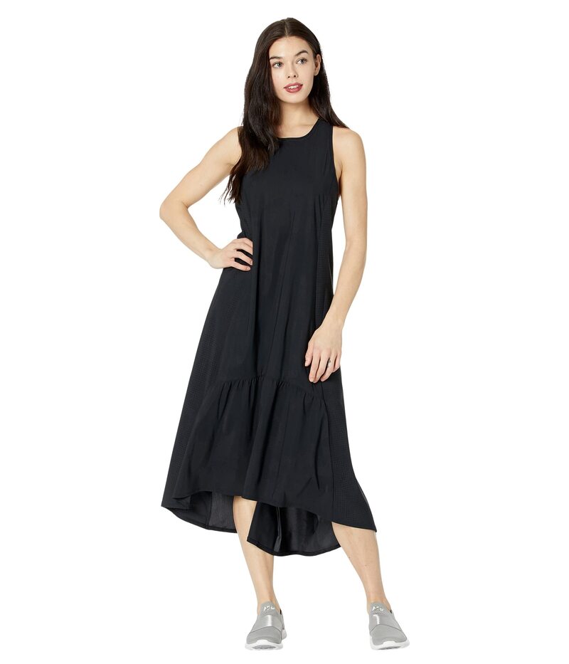 スウェッティベティ レディース トップス 衣装 midi Sweaty Betty Explorer Ace Midi Dress Black 黒いこと