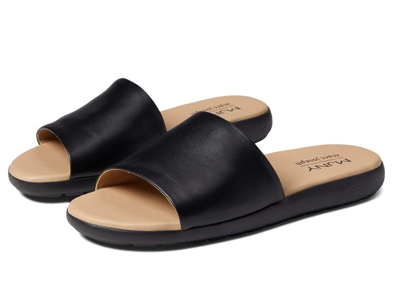 マークジョセフニューヨーク レディース シューズ サンダル Marc Joseph New York Emery Ave Black Nappa ブラック