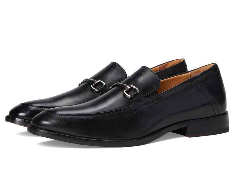 ジョンストンアンドマーフィー メンズ シューズ オックスフォード Johnston & Murphy Richland Bit Black Full Grain ブラック