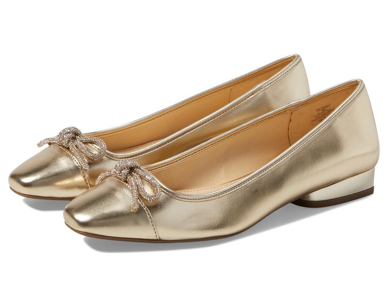 アンクライン レディース シューズ 踵 Anne Klein Cassidy Light Gold ゴールド