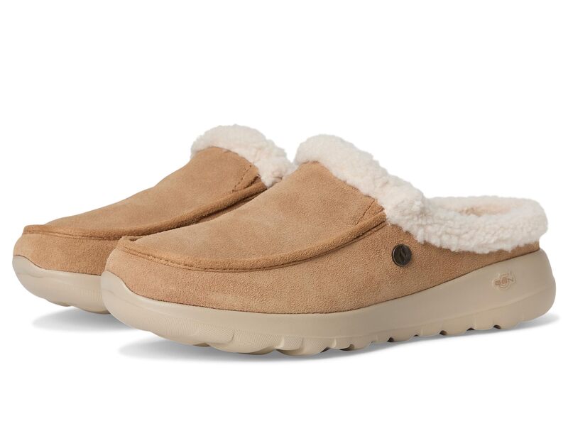 スケッチャーズ レディース シューズ サンダル スエード SKECHERS On-the-go Joy Suede Moc Toe Slipper Chestnut
