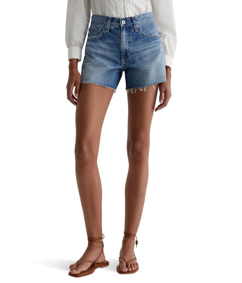 エージージーンズ レディース ボトムス ハーフパンツ・ショーツ ショートパンツ AG Jeans Halle High Rise Relaxed Shorts Gemini｜ReVida 店