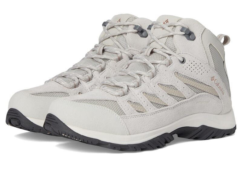 コロンビア レディース シューズ ブーツ・レインブーツ Columbia Crestwood Mid Waterproof Moonstone/Softaupe トープ