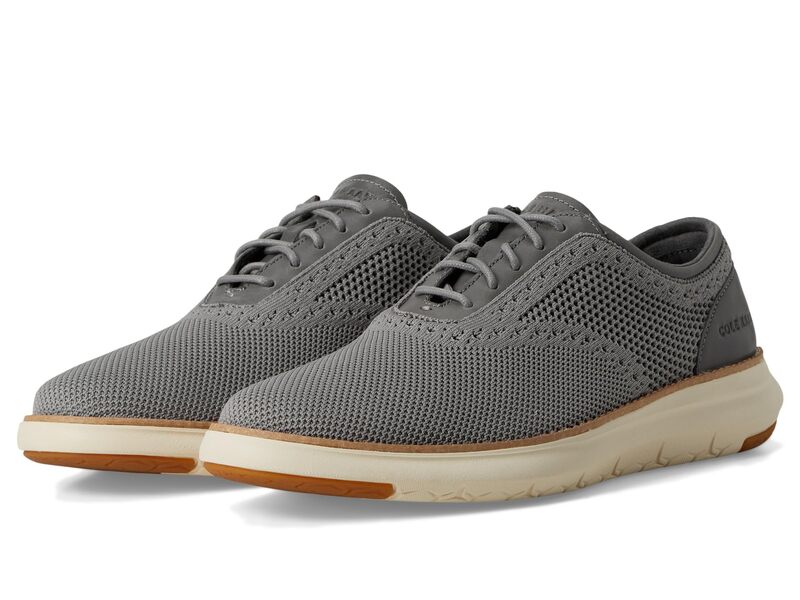 コールハーン メンズ シューズ オックスフォード ニット Cole Haan Grand Remix Knit Oxford Sea Stone/Lava Smoke/Ivory アイボリー
