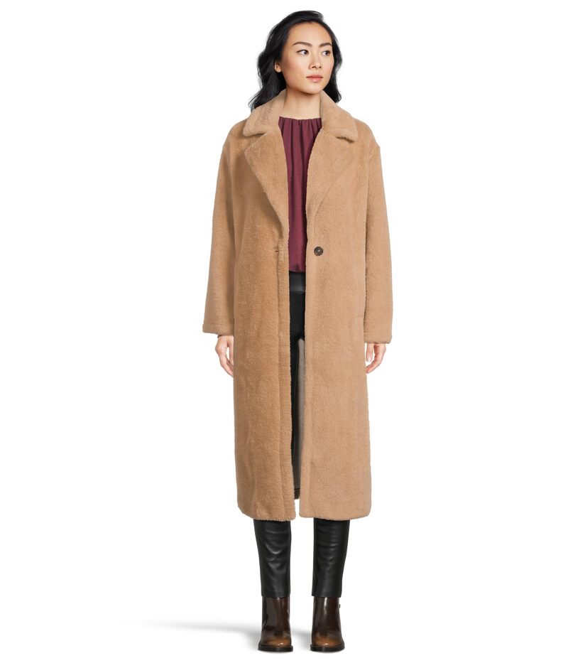 サンクチュアリー レディース アウター コート Sanctuary Live In Fur Coat Warm Camel キャメル