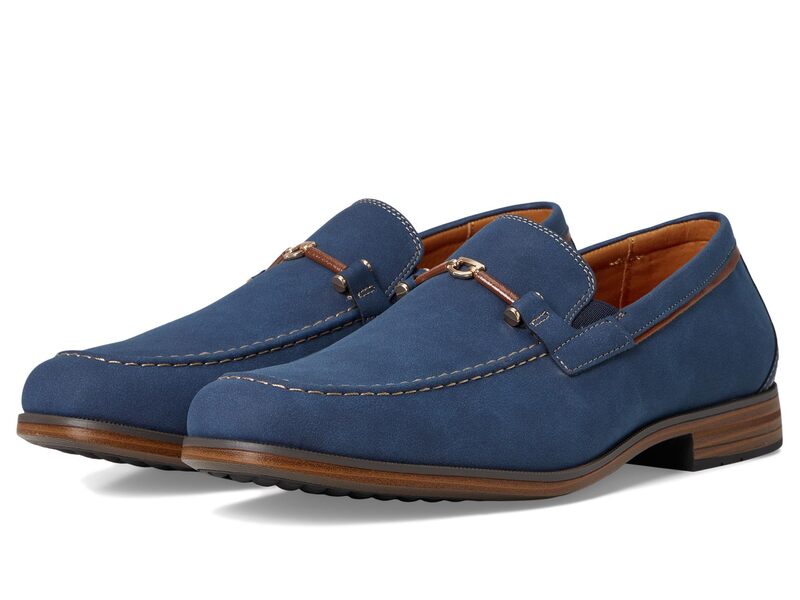 ステイシーアダムス メンズ シューズ スリッポン・ローファー Stacy Adams Richardson Moc Toe Slip-Onavy ネイビー