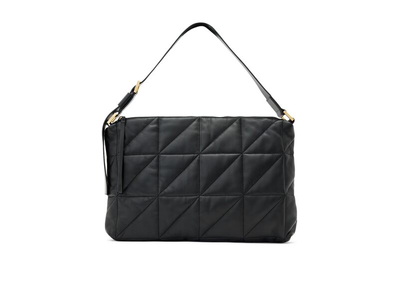 オールセインツ レディース バッグ AllSaints Edbury Quilt Shoulder Black ブラック