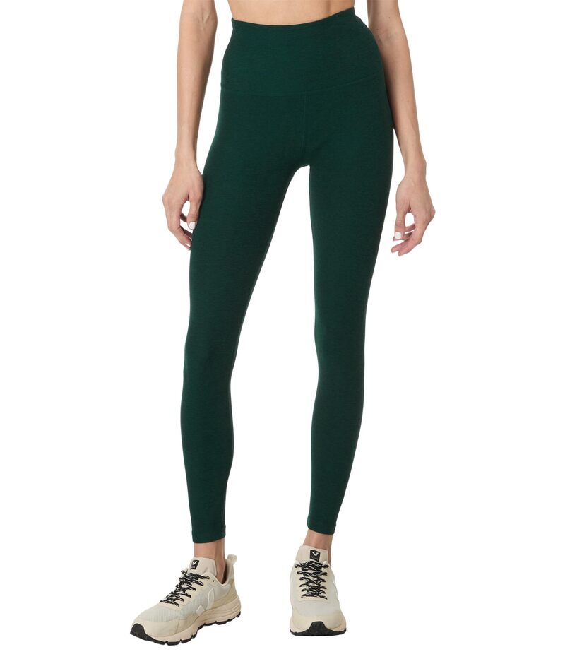 ビヨンドヨガ レディース ボトムス 心地好いズボン下 midi Beyond Yoga Spacedye Caught In The Midi High Waisted Legging Dark Spruce Green Heather ギョリュウモドキ