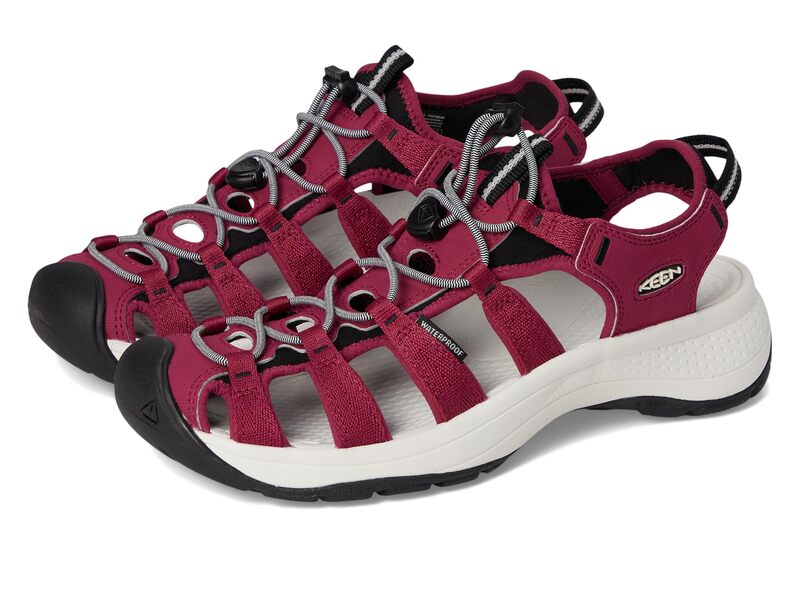 キーン レディース シューズ サンダル KEEN Astoria West Sandal Beaujolais/Star White ホワイト