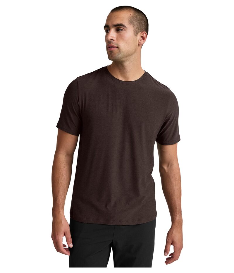 ビヨンドヨガ メンズ トップス プルオーバー Beyond Yogalways Beyond Crew Tee 2.0 Dark Chocolate Heather ギョリュウモドキ