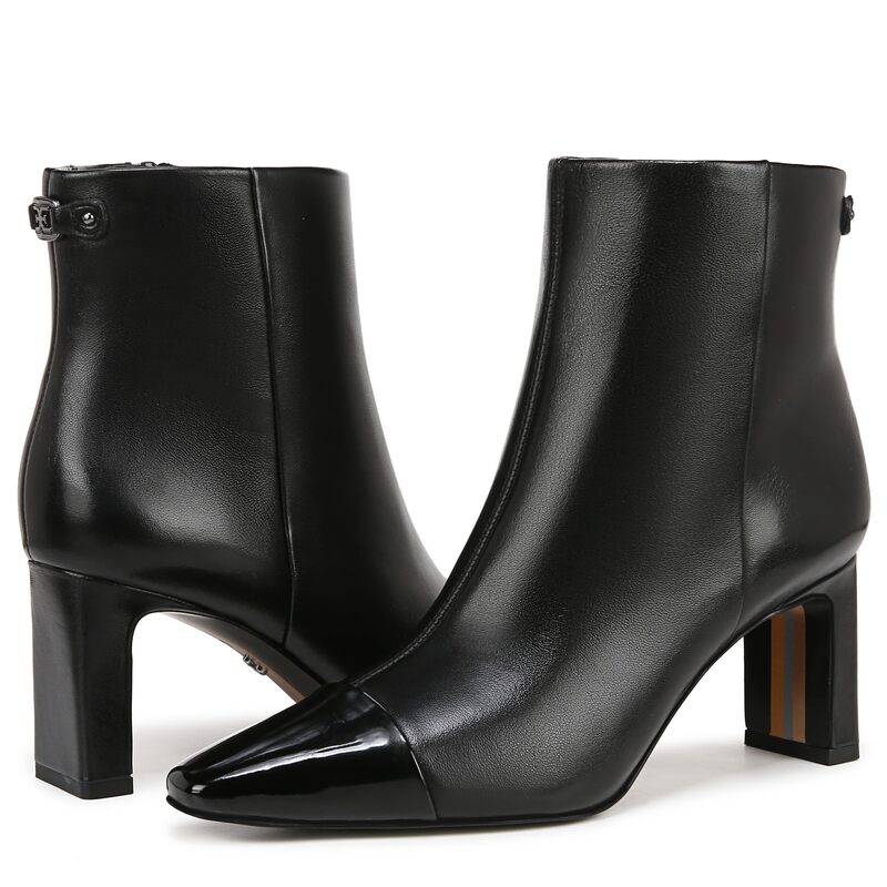 サムエデルマン レディース シューズ ブーツ・レインブーツ Sam Edelman Saige 2 Black Leather ブラック｜ReVida 店