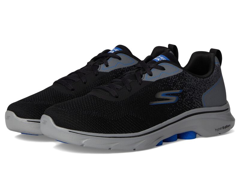 スケッチャーズ メンズ シューズ スニーカー SKECHERS Performance Go Walk 7- Ennoble Black/Grey ブラック