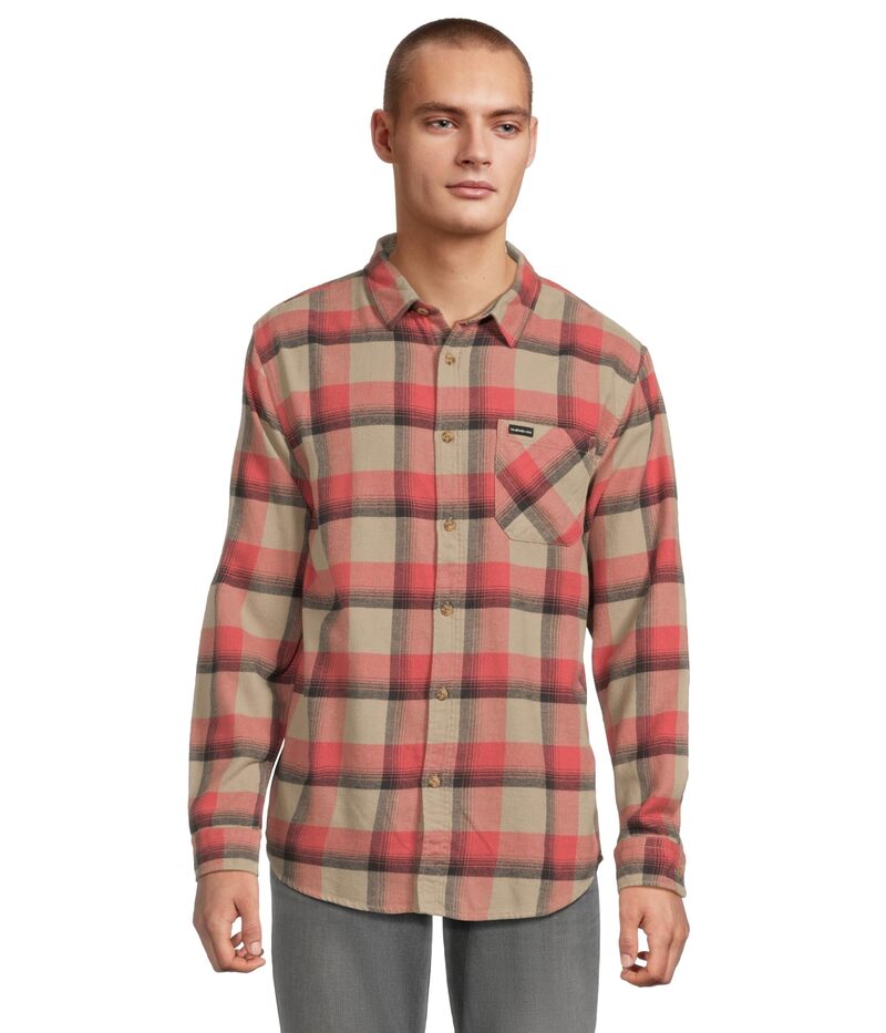 クイックシルバー メンズ トップス シャツ Quiksilver Penmar Check Flannel Shirt Seneca Rock チェック