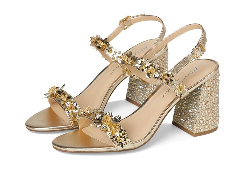 ブルーバイベトシージョンソン レディース シューズ 踵 Blue by Betsey Johnson Drue Light Gold ゴールド