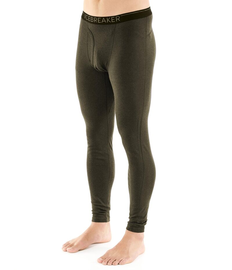アイスブレーカー メンズ ボトムス カジュアルパンツ レギンス Icebreaker Oasis Leggings w/ Fly Loden|ReVida 店