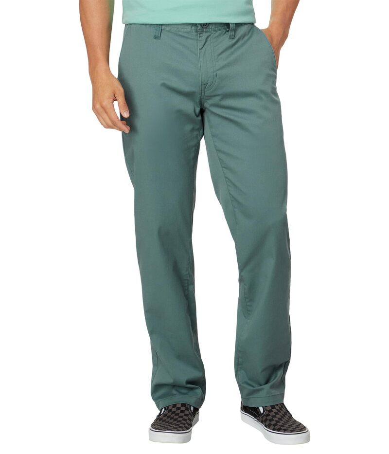 ボルコム メンズ ボトムス カジュアルパンツ Volcom Frickin Modern Stretch Service Blue ブルー