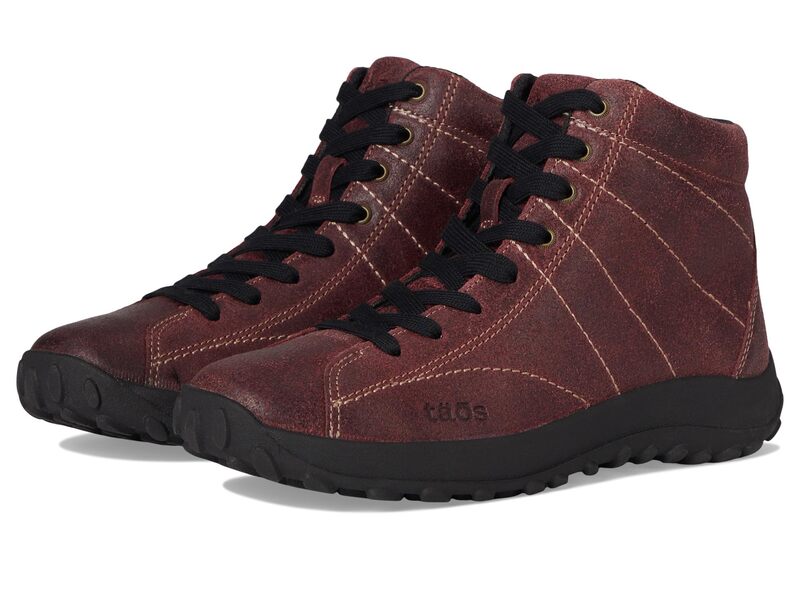 タオスフットウェア レディース シューズ スニーカー Taos Footwear Trail Mix Wine Ruff Out ワイン
