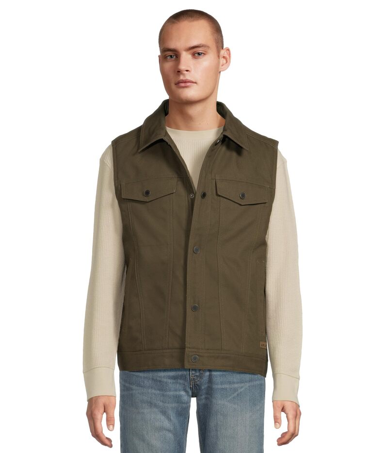アリアト メンズ アウター コート ベスト Ariat Canvas Rancher Vest Desert Sand サンド｜ReVida 店