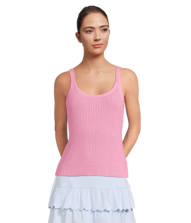 リリーピュリッツァー レディース アウター ニット・セーター Lilly Pulitzer Bristow Sweater Tank Pink Bliss ピンク|ReVida 店