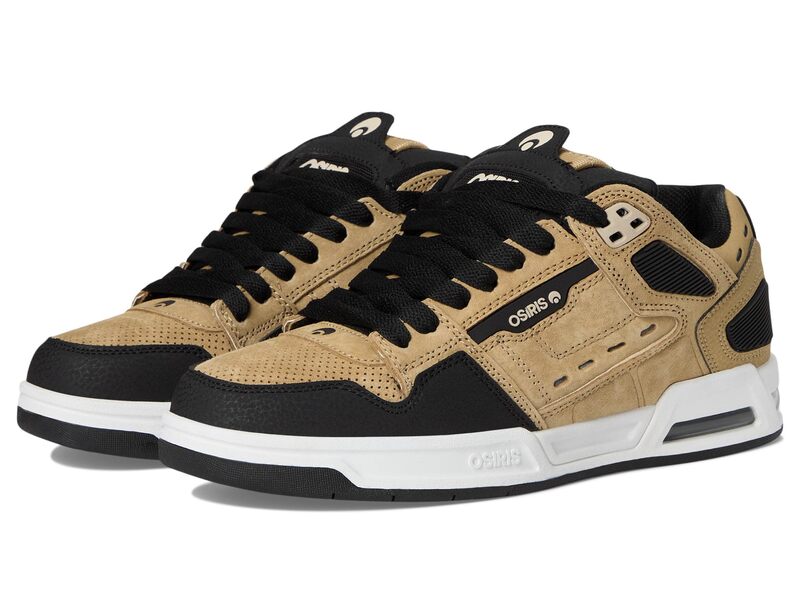 オサイラス メンズ シューズ スニーカー Osiris Peril Tan/Black/White ホワイト