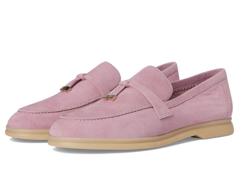 目じるし・フィッシャー レディース シューズ 踵 Marc Fisher LTD Yanellight Pink Suede サクラ色
