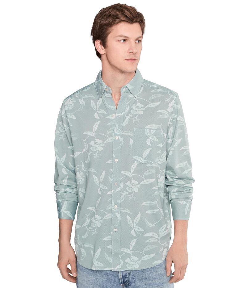 トッミーバハマ メンズ トップス シャツ Tommy Bahama San Lucio Gardenia Shirt Long Sleeve Tropical Fern