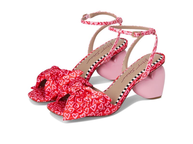 ブルーバイベトシージョンソン レディース シューズ 踵 Blue by Betsey Johnson Kendal Red Multi 赤いこと