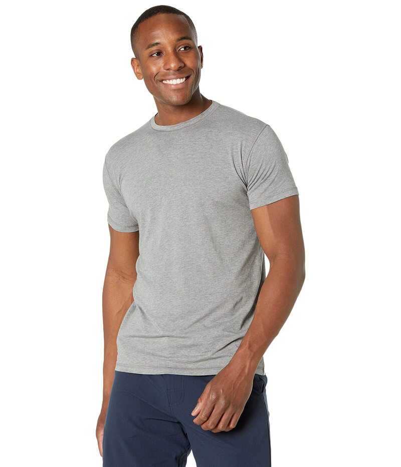 御役目演奏 メンズ トップス プルオーバー 労働者の一団のど首 tasc Performance Bam(Bare) Crew Neck Undershirt Heather Gray 薄墨色