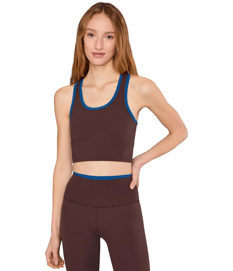 スピリッツフィフティファイブ レディース アンダーウェア ブラジャー Splits59 Amber Airweight Bralette Dark Chocolate/Classic Blue ブルー