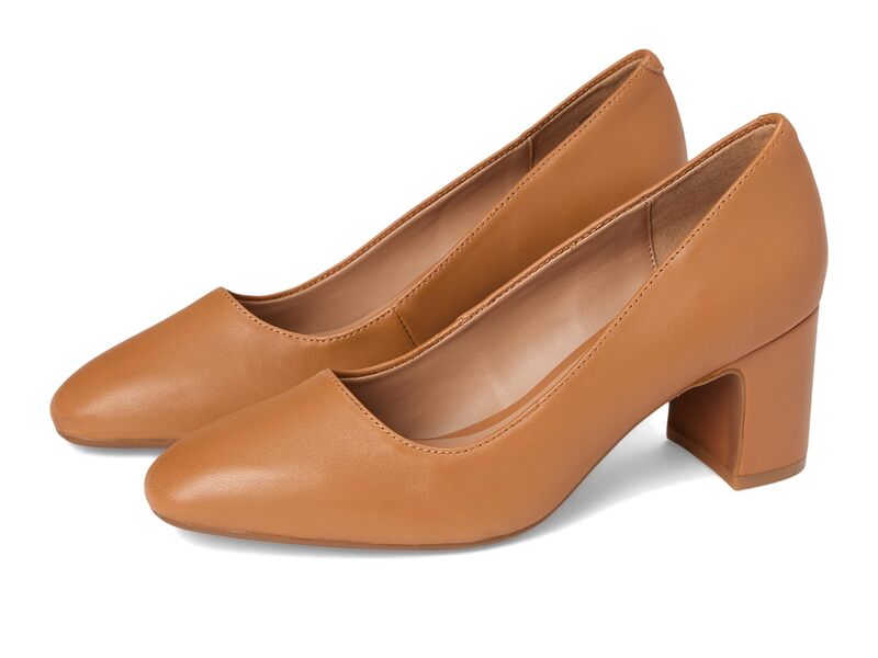 エアロソールズ レディース シューズ 踵 Aerosoles Minettan Leather タン