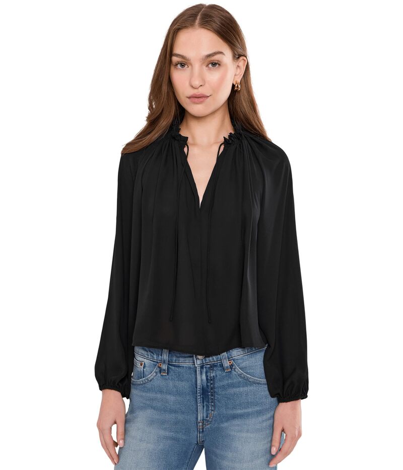メイドウェル レディース トップス シャツ Madewell Nayla Top Jet Black ブラック|ReVida 店
