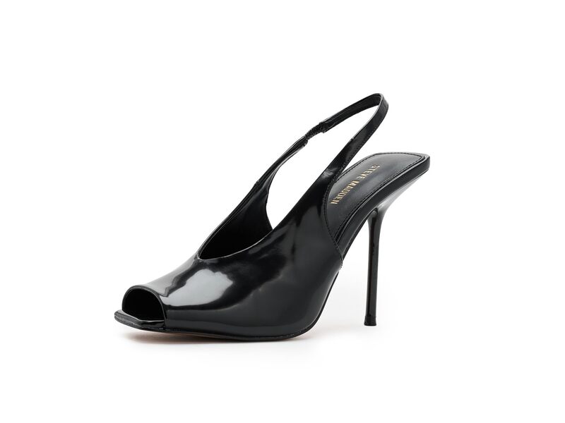 スティーブ マデン レディース シューズ ヒール Steve Madden Lucian Black Leather ブラック